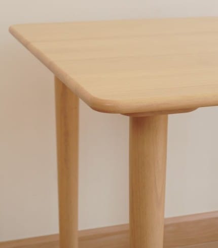 โต๊ะทานข้าวไม้ยางพาราแท้ 4 ที่นั่ง MAAI DESIGN  รุ่น HARU TABLE สีบีช_3